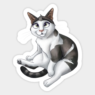 Silly Kitty Sticker